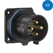 Walther Werke - CEE-Gerätestecker (IEC 60309) CEE NEO Anbaugerätestecker FW630409CC gerade 32A 4P 9h
