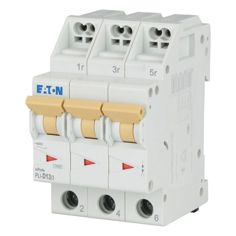 Eaton - Leitungsschutzschalter PLI-D13/3 D 13A, 3p Steckkl