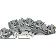 WAGO - Installations-Etagenklemme 2005-7646 N/L/PE 4/6qmm grau