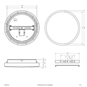 EVN Lichttechnik - Decken-/Wandleuchte LED-Anbauleuchte D54300125
