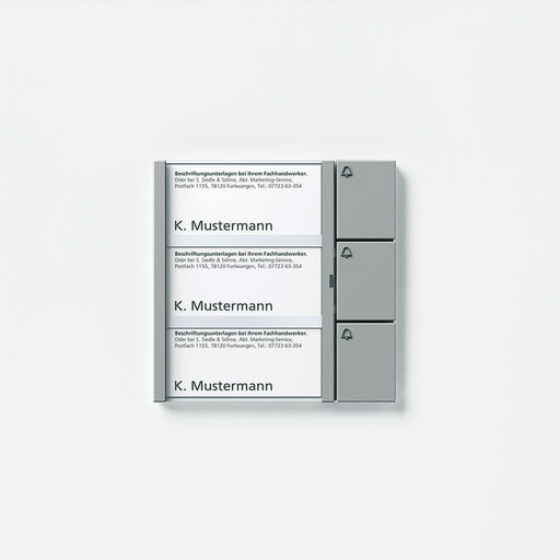 Siedle&amp;Söhne - Funktionsmodul für Türkommunikation Tasten-Modul TM 611-03 TM ti-met − 1 Stück by Siedle&amp;Söhne
