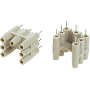 Harting - Leiterplattensteckverbinder Leiterplattenadapter Han 09120009908 Q 7/0 7,5A − 10 Stück