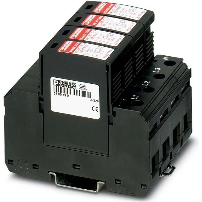 Phoenix Contact - Blitzstromableiter für Energietechnik Überspannungsschutz-Gerät VALMST1T233512.54+0 Typ 1