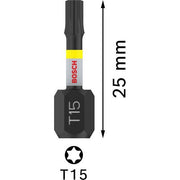 Bosch - Bit PRO Impact Bit, T15 2608522473 25 mm, 2-tlg