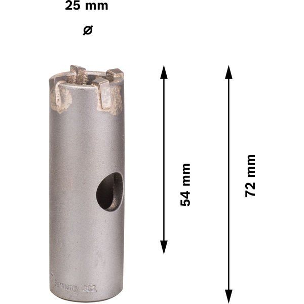 Bosch - Bohrkrone PRO SDS plus-5 Bohrkrone, 2608550612 25 x 50 x 72 mm