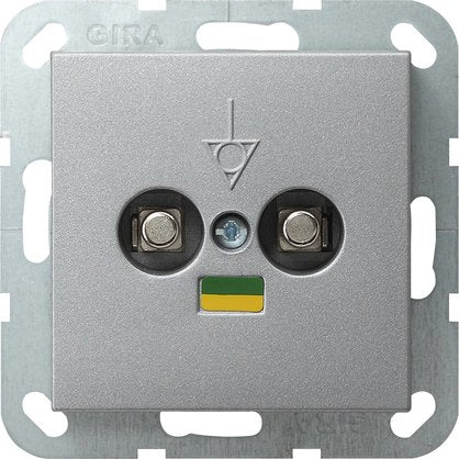 Gira - Potentialausgleichsdose Potentialausgl.dose alu 040526 System55