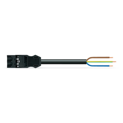 WAGO - Konfektionierte Leitung für steckbare Gebäudeinstallation konfekt. Anschlussleitung 771-9993/3207-601 Eca,Stecker