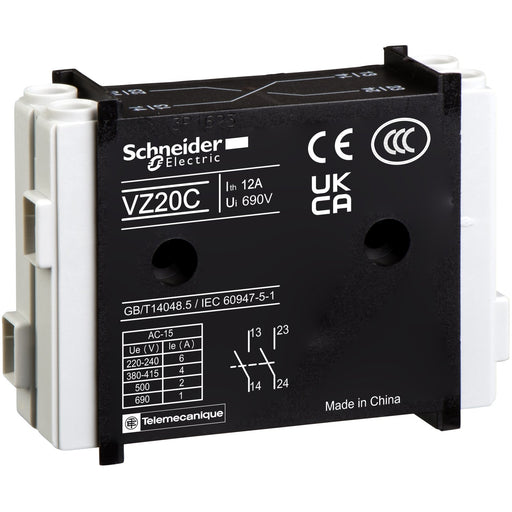 Schneider Electric - Hilfsschalterblock Hilfskontakt-Modul VZ20 2S f.V1-V6