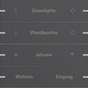 Gira - Bussystem-Tastwippe Wippenset 4-fach 5034928 Tastsens.4 TS4 Anthr