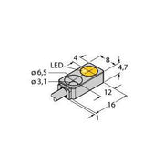 Turck - Induktiver Näherungsschalter Sensor BI2-Q4.7-AP6X induktiv