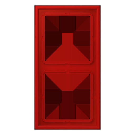 Jung - Abdeckrahmen Rahmen 2-fach LC 982 227 rouge vermillon 31