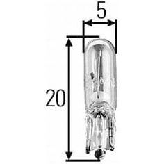Küblbeck - Fahrzeuglampe Fahrzeuglampe 24V1,2W W2x4,6d − 1 Stück by Küblbeck
