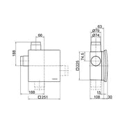 Maico - Ventilator für innenliegende Bäder und Küchen Ventilator ER 60 H