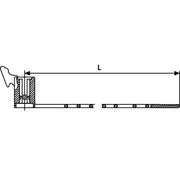 HellermannTyton - Kabelbinder Befestigungsbinder 200x100 FBB185MPA66HSBK(500) schwarz − 500 Stück