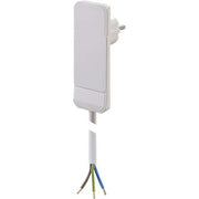 Bachmann - Steckverbinder für steckbare Gebäudeinstallation Schutzkont.-Flachstecker 933.004 ws, 1,5m Ltg