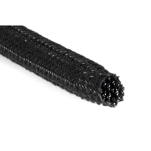 HellermannTyton - Hohlgeflechtschlauch Klapperschutzschlauch HEGSAS04-PET-BK(200) schwarz − 200 Meter