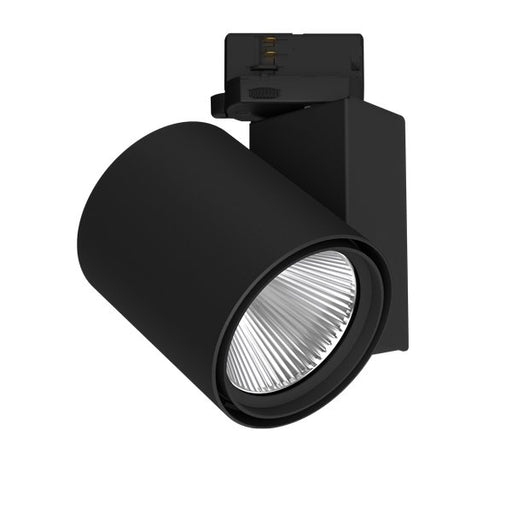 LTS Licht&Leuchten - Downlight/Strahler/Flutlicht LED-Stromschienenstrahler JETT-T 105.930.FL sw 930, schwarz