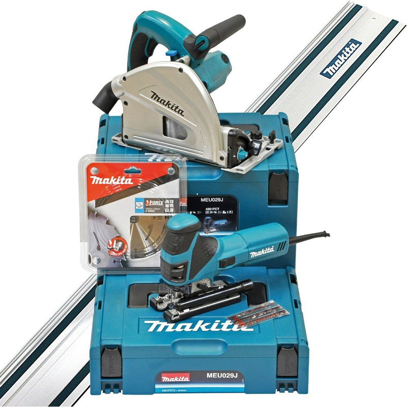 Makita - Werkzeugset Sägenset MEU029J 4351FCTJ + SP6000J  − 1 Stück