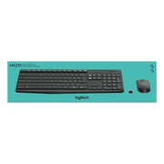 Logitech - Tastatur Tastatur/Maus Set MK235 ant Wireless,Optisch