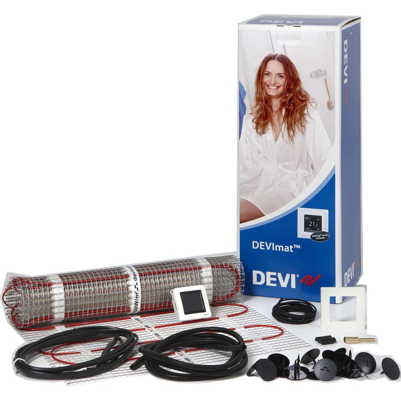Danfoss - Elektrische Flächenheizung Dünnbettset 1-1050 W 140F0825 DTIF 7,0 qm,professi