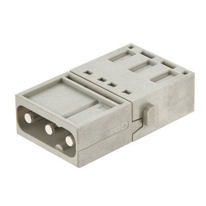 Harting - Kontakteinsatz für Rechtecksteckverbinder Han C Push-In module male 09140035001 − 2 Stück
