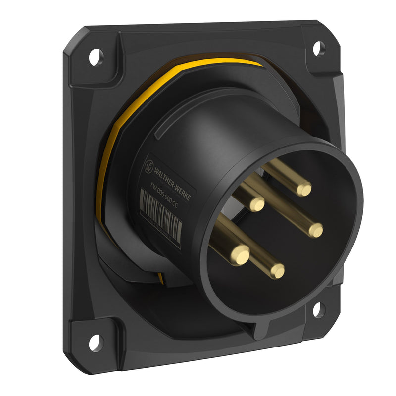 Walther Werke - CEE-Gerätestecker (IEC 60309) CEE NEO Anbaugerätestecker FW732504CC schräg 32A 5P 4h