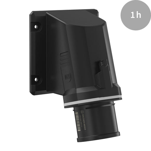 Walther Werke - CEE-Gerätestecker (IEC 60309) CEE NEO Anbaugerätestecker FW731401CC schräg 32A 4P 1h