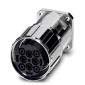 Phoenix Contact - Rundsteckverbinder, feldkonfektionierbar (Industriesteckverbinder) Gerätesteckverbinder SM-7ES1N8AY000 Vorderwand