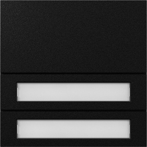 Gira - Funktionsmodul für Türkommunikation Ruftastenmodul 2f sw 5532925
