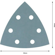Bosch - Schleifpapier/Schleifvlies PRO F355 Schleifblatt, 93 2608605200 mm, G1200, 5-tlg