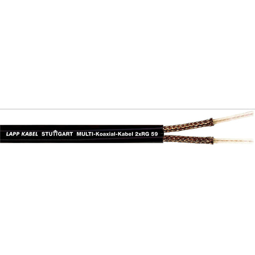 Lapp Kabel&Leitung - Koaxialkabel MULTI-KOAXIAL-KABEL 2170056/500 2XRG 59 B/U − 500 Meter