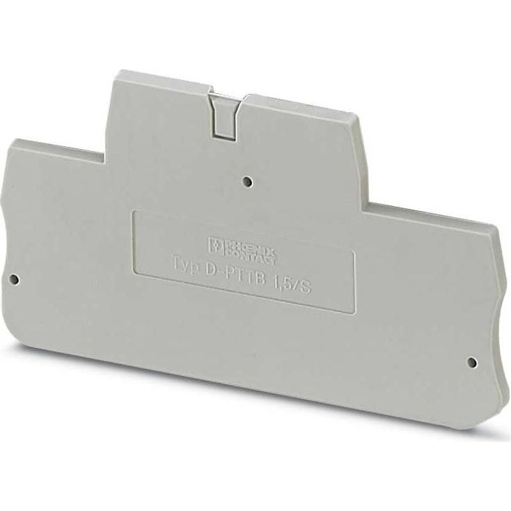 Phoenix Contact - Abschluss- und Zwischenplatte für Reihenklemme Deckel D-PTTB 1,5/S