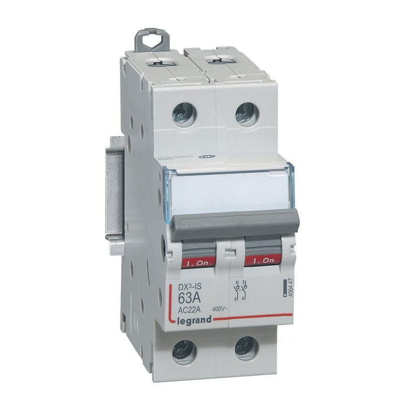 Legrand - Lasttrennschalter Reiheneinbauschalter Legrand 406447 Aus 2P 63A