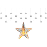 Star Trading - Festbeleuchtung LED-Lichtervorhang 2006-73-2 20tlg.,180x40cm