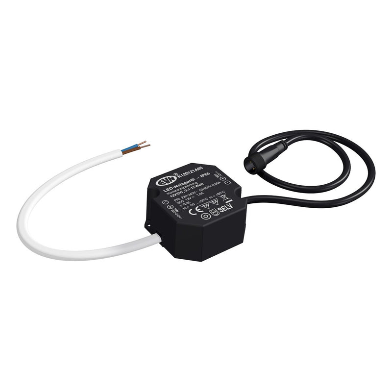 EVN Lichttechnik - LED-Betriebsgerät LED-Netzgerät K120121A65 12V/DC 0,1-12W IP65