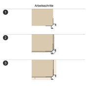 EVN Lichttechnik - Mechanisches Zubehör/Ersatzteile für Leuchten Alu-Profil m. Abdeckung APFL4AM200 opal, 2m