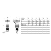 Bals Elektrotech - CEE-Kupplung (IEC 60309) Kupplung 16A 5p 230V 9h IP 31318 67