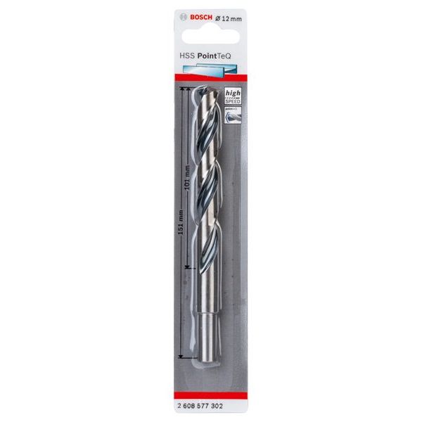 Bosch - Bohrer Metallspiralbohrer HSS 2608577302 PointTeQ DIN 338 mit