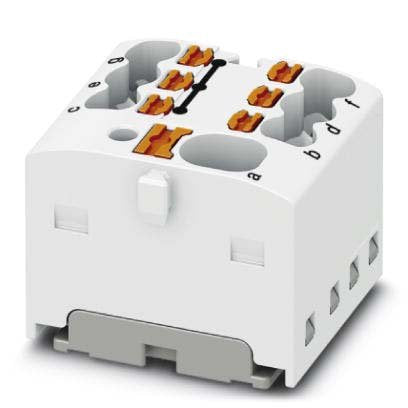 Phoenix Contact - Durchgangs-Reihenklemme Verteilerblock PTFIX 4/6X1,5 WH − 20 Stück