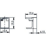 Telegärtner - Kommunikationstechnik-Adapter Adaptor 100001052 MFP8 − 10 Stück