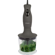 Bomann DA - Rühr-/Mixgerät Stabmixer-Set +Chopper SMS 6055 CB inox 3in1 − 6 Stück