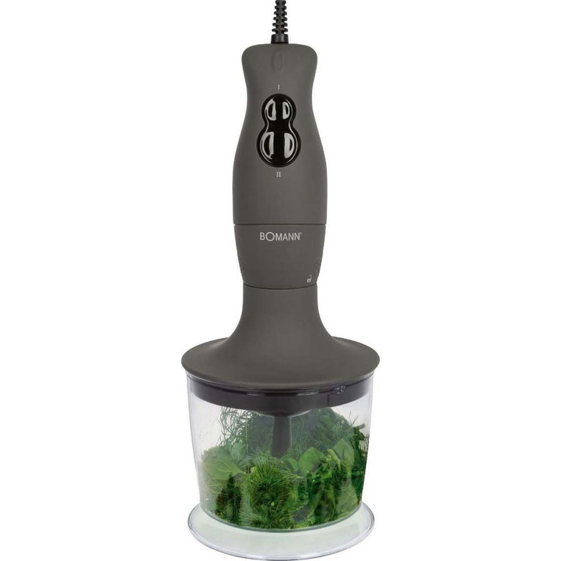 Bomann DA - Rühr-/Mixgerät Stabmixer-Set +Chopper SMS 6055 CB inox 3in1 − 6 Stück