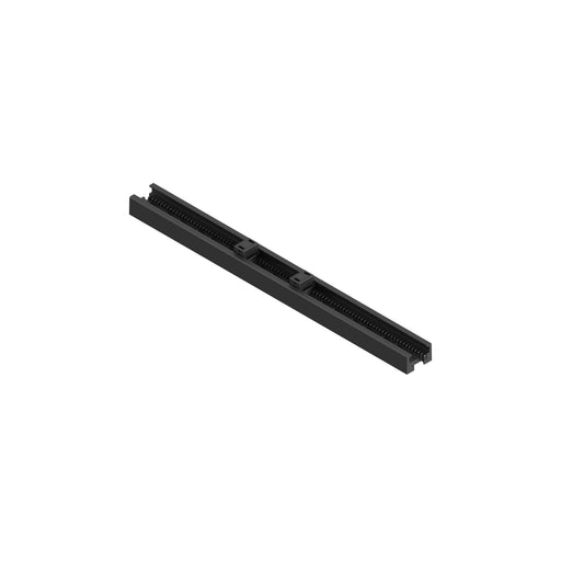 Fränkische - Rohrschelle Montageschiene CRPA-01B schwarz − 4 Stück
