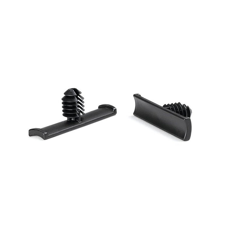 HellermannTyton - Befestigungsschelle für Kabel/Rohre Bündelungsklammer 151-00215(10000) schwarz 10.000 Stk. − 10000 Stück