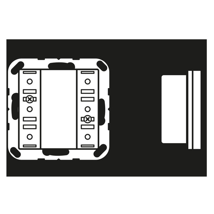 Jung - Funktionsmodul für Türkommunikation Tastmodul SI TM A 5073 Standard  − 1 Stück
