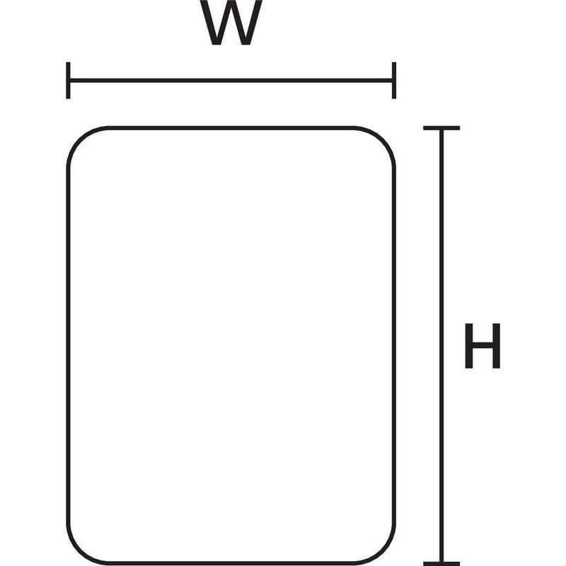 HellermannTyton - Kennzeichnungsmaterial Etiketten TAG72TD1-1210-WH 69,85x31,75mm