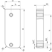 Schmersal - Gerät zur Überwachung von sicherheitsgerichteten Stromkreisen Sicherheitszuhaltung AZM300Z-I2-ST-1P2P-T − 1 Stück