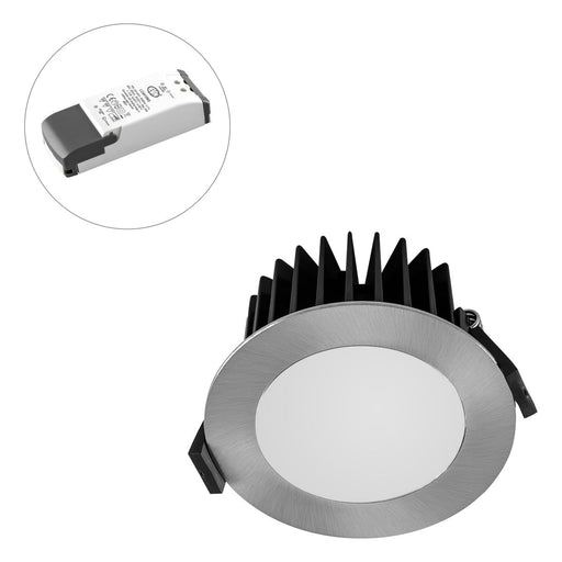 EVN Lichttechnik - Downlight/Strahler/Flutlicht LED-Deckeneinbauleuchte L44101302 chr/sat 3000K 350mA IP44