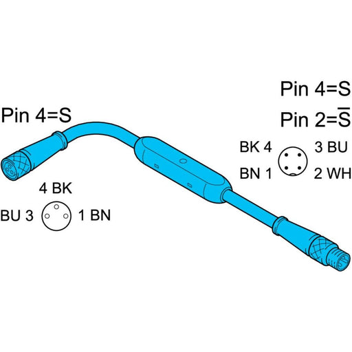 Di-soric - Passiver Sensor-/Aktor-Verteiler (mit Leitung) Funktionsadapter VKHM-Z/VSM-Z/P4