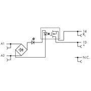WAGO - Optokoppler SSR-Baustein 857-728 2A 230VACDC 24VDC